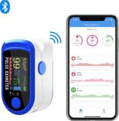 Dr Vaku Pulse Bluetooth Oximeter Fingertips, Phone Connectivity Pulse Oximeter