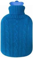 Frackson Blue Classic Non Toxic Natural Rubber Hot And Cold Water Filling Bottle Bag With Non Slip Woolen Soft Cover 2 Ltr Water bottle Bag Hot Water Bag 2000 ml Hot Water Bag