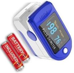 Highstairs Fingertip Pulse Oximeter & SpO2 Blood Oxygen Saturation Monitor With Battery Included Pulse Oximeter