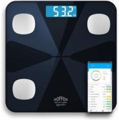 Hoffen Bluetooth BMI, BMR with 13 Essential Body Parameters Free Bluetooth Mobile APP Weighing Scale