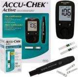 Jmd Accu chek Active monitor with 10 strips Glucometer