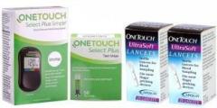 Onetouch Select Plus Glucometer with 50 strips with 50 lancets Glucometer