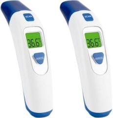 Ozocheck Digital thermometer | Fever Alarm & Beeper Alert | CE Approved Set of 2 IRT001 1 Thermometer