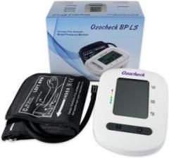 Ozocheck Fully Automatic Digital Blood Pressure and Pulse Rate Monitor For Accurate Results along with batteries BP1318 Bp Monitor
