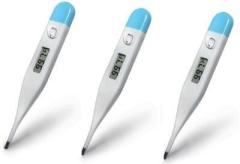 Paxmax Digital Thermometer with One Touch Operation for Child and Adult Oral or Underarm pack of 3 DT02 Thermometer