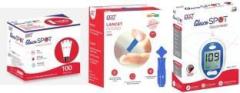 Point Of Care 100strips + 100Lancets & Glucometer