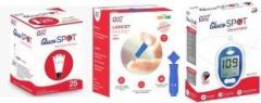 Point Of Care 25strips + 100Lancets & Glucometer