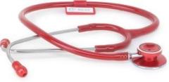 Rcsp Stethoscope for doctors medical staff, Nurses and Medical student Professional version III Acoustic Excel AL light weight red Acoustic Stethoscope