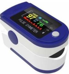 Sacro LQG_564L_Pulse Oximeter Finger Oximetry SPO2 Blood Oxygen Saturation Monitor Heart Rate Monitor Rotatable OLED Digital Display Portable with Batteries and Lanyard Pulse Oximeter Pulse Oximeter