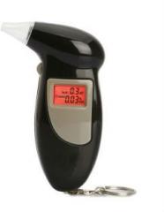 Shrih SH 03552 Digital LCD Display Alcohol Breathalyzer Tester Thermometer
