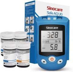Sinocare Safe AQ UG Blood Glucose & Uric Acid Monitor Bi Function System With 50 Strips Glucometer