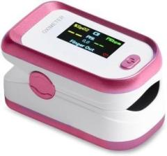 Smart Pink & White Color Fingertip Pulse Oximeter with LED Display for Adults Pulse Oximeter