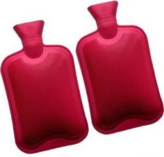 Stockhawkers Rubber Hot water Pack of 2 pcs Non Electrical Hot Water Bag Electric Water Bag 1 L Hot Water Bag