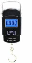 Tomex 50KG PORTABLE HANGING LUGGAGE WEIGHT MACHINE DIGITAL FOR WEIGHING HOUSEHOLD ITEMS Weighing Scale Weighing Scale