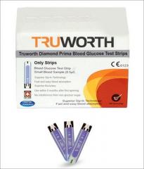 Truworth Diamond Prima Test Strips 50 Glucometer