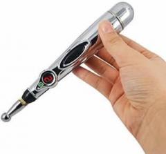 Wzphd MS 541 Electronic Acupuncture Pen with 2 Different Heads, Electric Meridian Energy Body Massager Pain Relief Therapy Instrument Massager