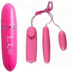 Zinzo Imported Comb Pack of Mini 208 massager with Double egg vibrator Massager
