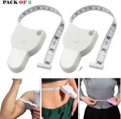 Zuru Bunch Automatic Telescopic 1.5m Double sided Soft Measuring Tape for Body, Tailor_2 Pc Body Fat Analyzer