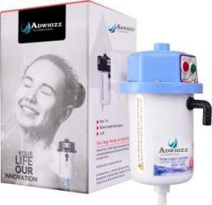 Adwhizz 1 Litres 1 liter instant portable 1 liter abs plastic, Blue) Instant Water Heater (auto cut off)