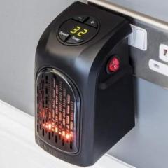 Alpyog 400 Watt 400Watts Electric portable Handy Room Bathroom Outlet Wall Space Warmer Heater Adjustable Timer Digital Display Fan Room Heater