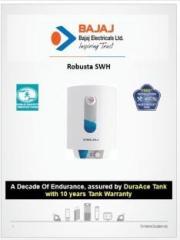 Bajaj 25 Litres ROBUSTA Storage Water Heater (White)