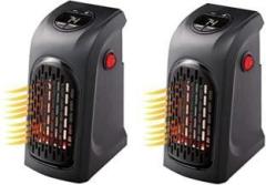 Cadeau 400 Watt The Wall Outlet Space Heater For Room Warmer Pack Of 2 Fan Room Heater