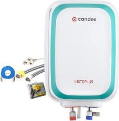 Candes 10 Litres InstoPlus 2KW Automatic Storage ISI Approved Vertical 5 Star Rated Instant Water Heater (White)