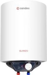 Candes 15 Litres Glanzo Glassline Storage Water Heater (White)