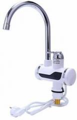 Ceejay 2 Litres & Tankless Electric Fast Water Heating Tap Instant Faucet Tap Instant Water Heater (White)