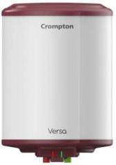 Crompton 15 Litres Versa 15 L With Superior Glasslined Technology Storage Water Heater (White, Maroon)