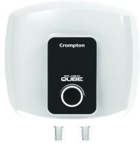 Crompton 25 Litres Solarium Qube Storage Water Heater (White, Black)