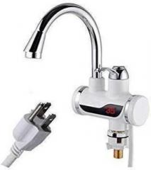 Evaahub Smallest & Tankless Electric Fast Water Heating Tap Instant Faucet Tap Tankless Instant Water Heater (White)