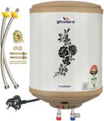 Glowbird 15 Litres Model Thunder with Installation Assembly Storage Water Heater (Ivory)
