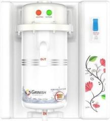 Grinish 1 Litres 1L Instant Water Heater (Portable Geyser, Electric Geyser, Tap Geyser MCB, White)