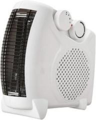 Highton All in One Silent Blower Dual Placement Electric Fan Heater Room White Electric Fan Heater Fan Room Heater