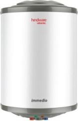 Hindware 25 Litres Instanio 1 liter with 2 flexible pipes Storage Water Heater (White)