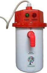 Hokista 1 Litres Shock Proof Portable Instant Geyser Instant Water Heater (Red, White)