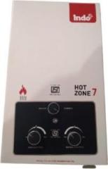 Indo 7 Litres Hot zone 7 Gas Water Heater (Red, White)