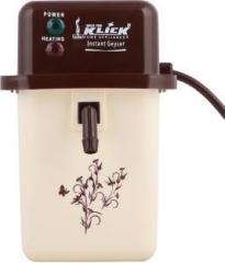 Klick 1 Litres Instant Geyser 3000 Watt with Auto Shut Off Feature Portable for Residential & Professional Use (1 Ltr) Instant Water Heater (Multicolor)