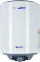 Lazer 25 Litres Aquatic Storage Water Heater (Vertical, Glasslined 5 Star with free installation kit, White)