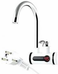 Mmi 15 Litres Instant Digital Display Instant Hot Faucet Kitchen Electric Tap Instant Water Heater (White)