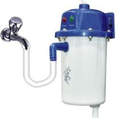 Qualx 1 Litres ISI Mark Shock Proof & Water Proof 1 L Instant Water Heater (White, Blue)
