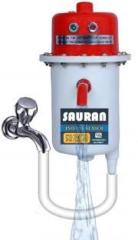 Sauran 1 Litres 3KW With Connecting Pipe Instant Water Heater (Nosal, White, Yellow)