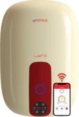 Venus 25 Litres 25RW Lyra Nexus 25 Litre (Ivory/Winered) Storage Water Heater (WiFi enabled, IoT, Control with Android App from anywhere, Ivory)