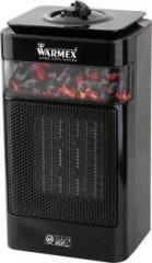 Warmex 750/1500 Watts PTC Bonfire + Fan Room Heater (Red)