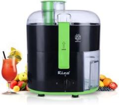 Rico Electric Juicer Centrifugal JE1401B For Fruits & Vegetables 2 Years Replacement Warranty 350 W Juicer 1 Jar, Black