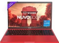 Wings Nuvobook V1 Aluminium Alloy Metal Body Intel Core i5 11th Gen 1155G7 WL Nuvobook V1 RED Thin and Light Laptop