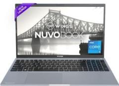 Wings Nuvobook V1 Aluminium Alloy Metal Body Intel Core i5 11th Gen 1155G7 WL Nuvobook V1 SLV Thin and Light Laptop