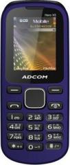 Adcom X5 Dual Sim Mobile Black & Blue
