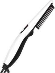 Akiara V2 Beard Straightener, Quick Electric Heated Beard Brush Hair Styler